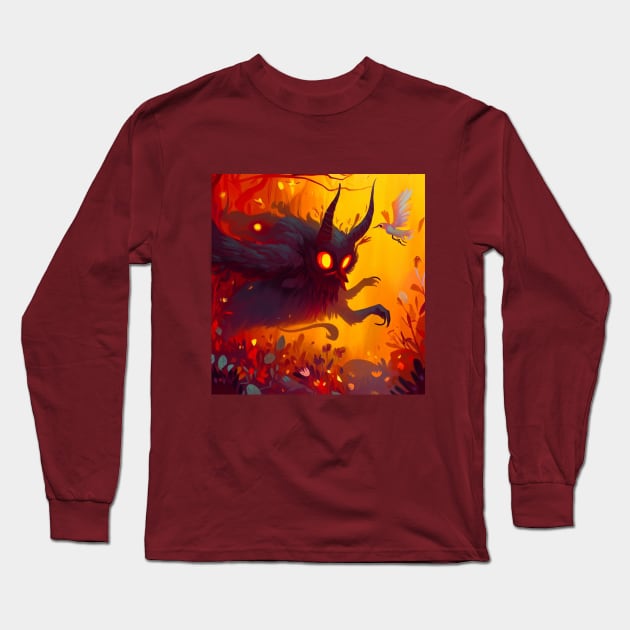 Cute Monster . Long Sleeve T-Shirt by Canadaman99